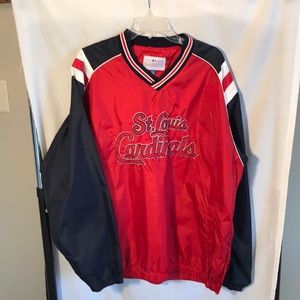 Cardinals mens XL pullover windbreaker